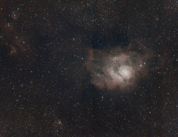 Mosaïque en champ large sur M 8